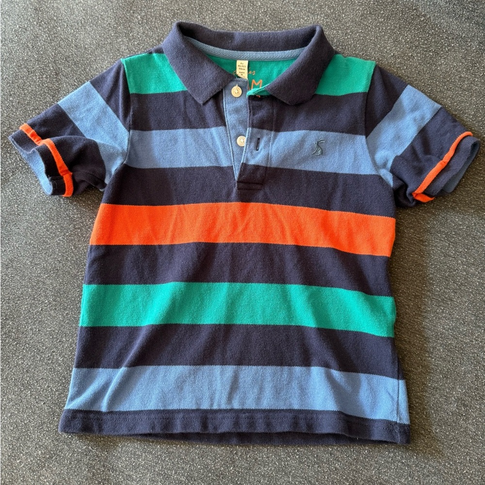 Joules Striped Kids Polo Shirt
